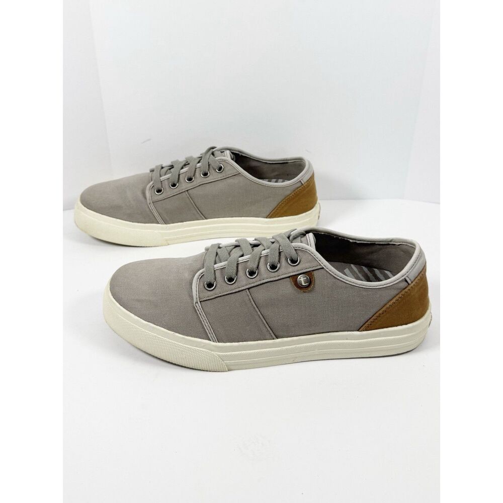 Taos Super Soul Sneakers Casual Comfort Canvas Low Top Lace Up Gray Sporty 8.5 - Picture 14 of 16